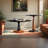 Retro tea simple round coffee table