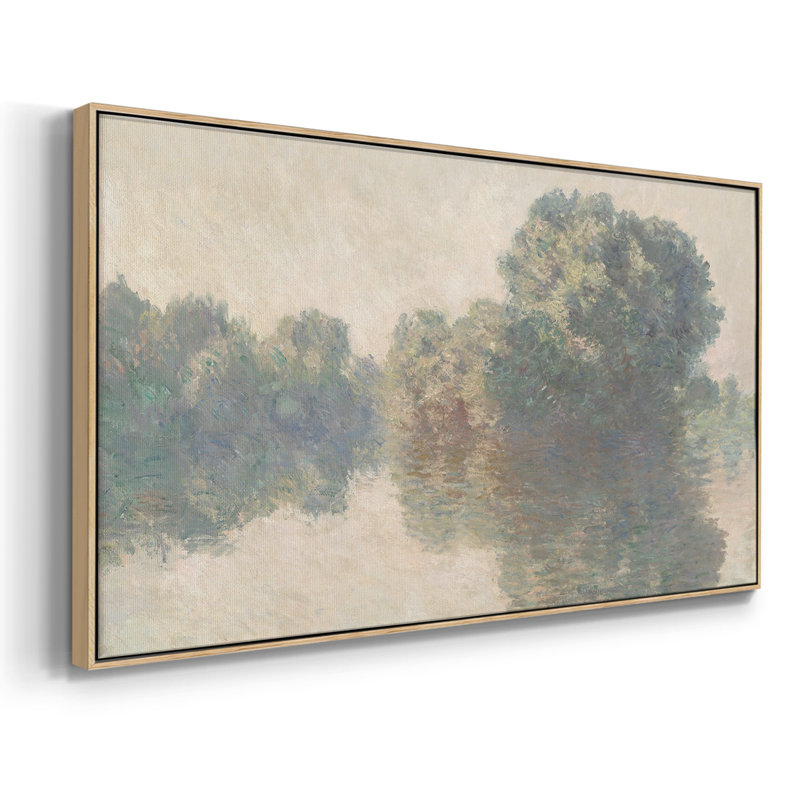 Série paysage - D III - Toile tendue avec châssis encadré - Prêt à être accroché, H 21 po x l 41 po, Naturel