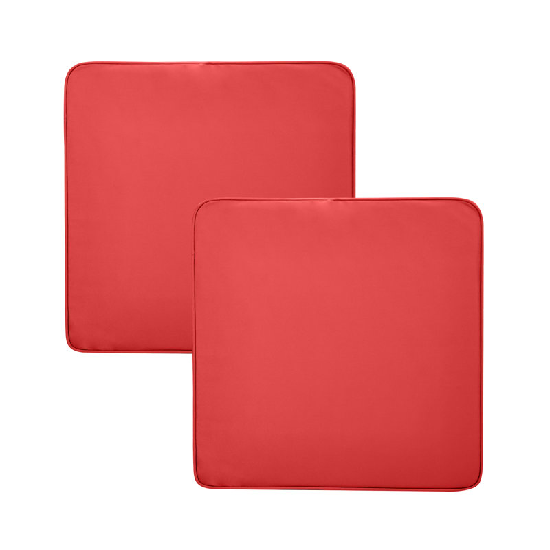 Coussin de siège imperméable intérieur / extérieur, Rouge