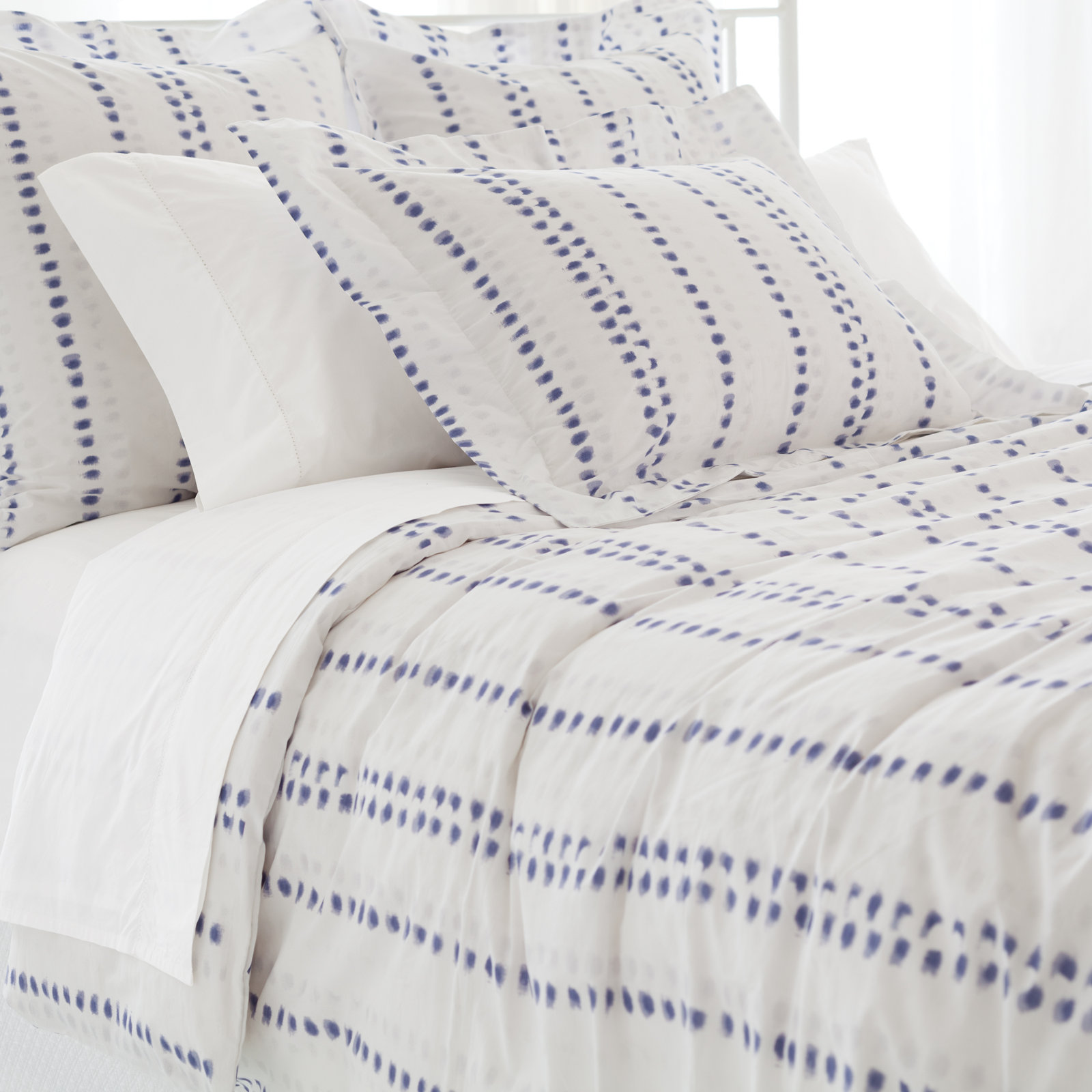 Ink Dots Cotton Duvet Cover