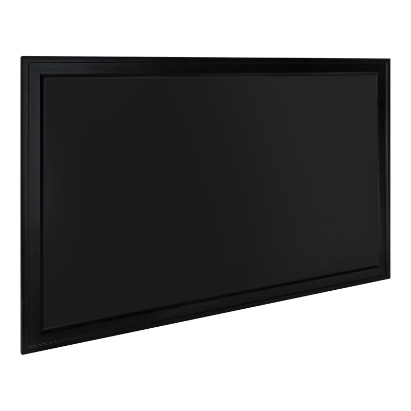 Magnetic Slate Chalkboard, 43.5" H x 27.5" W, Black
