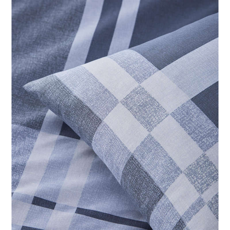 Blairsburg Chequered Duvet Cover Set with Pillowcases Included, 135 x 200 cm