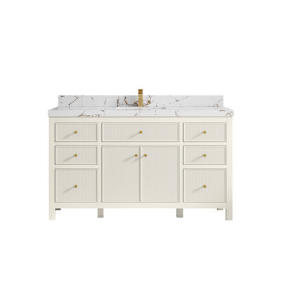 Sonoma X P 22 po De salle de bain simple en albâtre Quartz