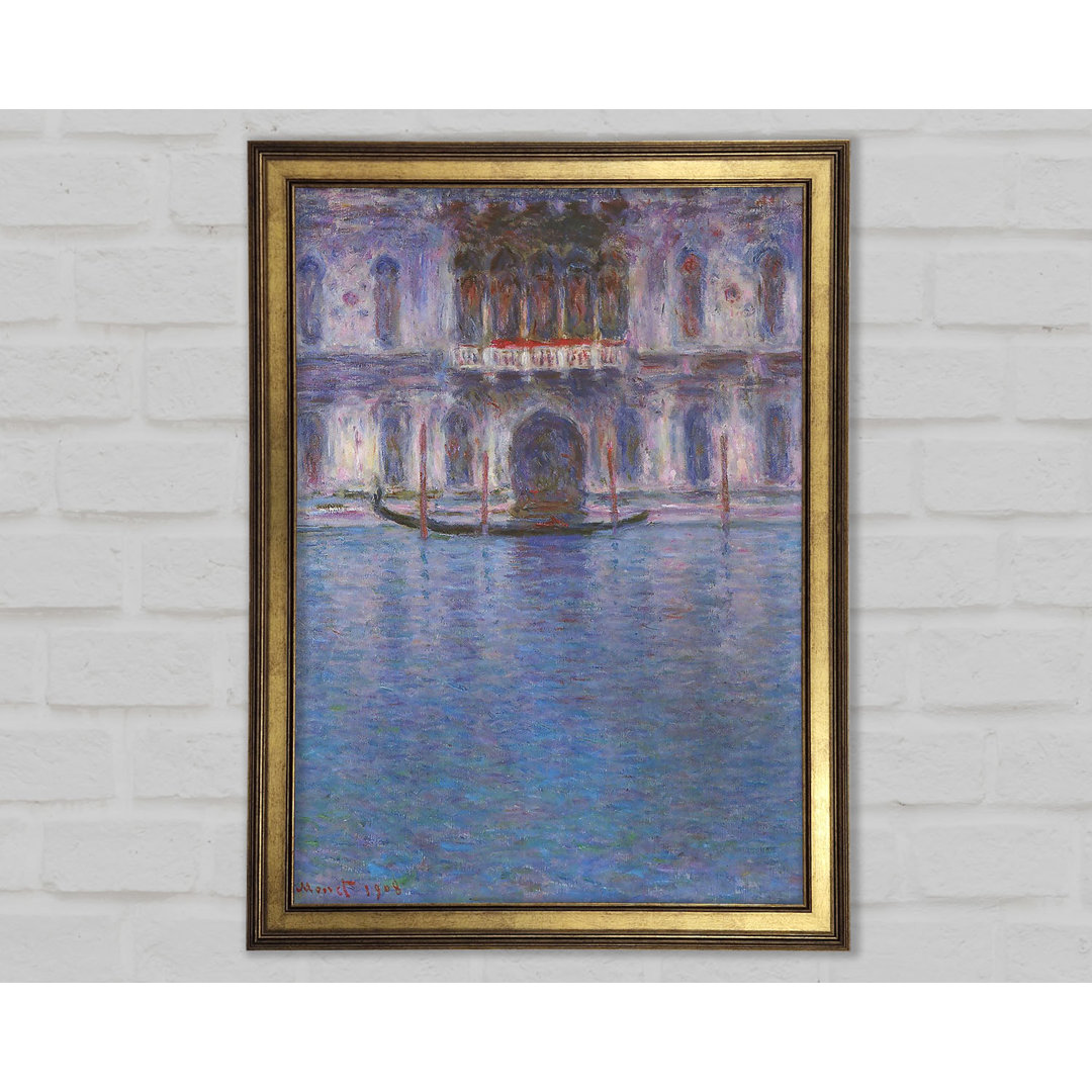 Monet Palazzo 1 gerahmter Druck