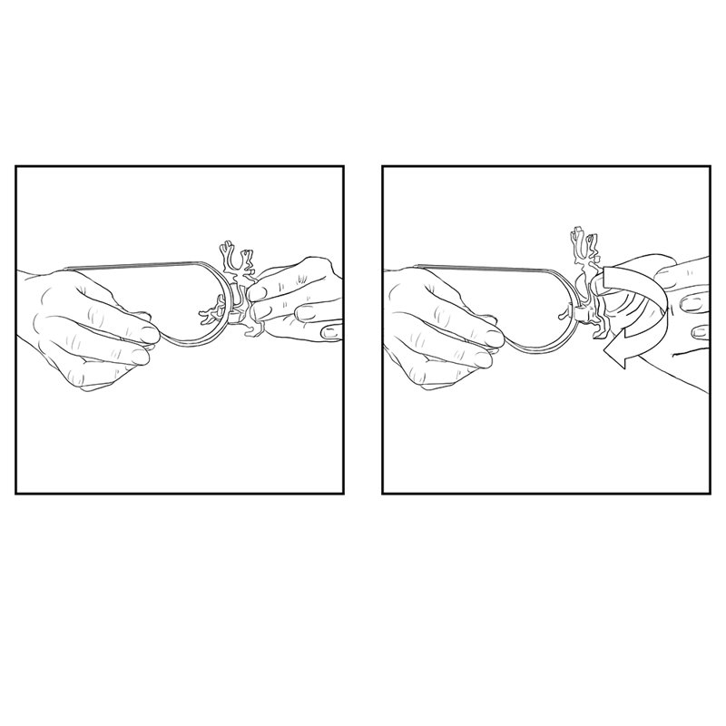 Oil-Rubbed Bronze Snowflake MantleClip Stocking Holders, 2-Pack