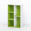 Bibliothèque de rangement Furinno Tomi, bibliothèque, 5 cubes, vert