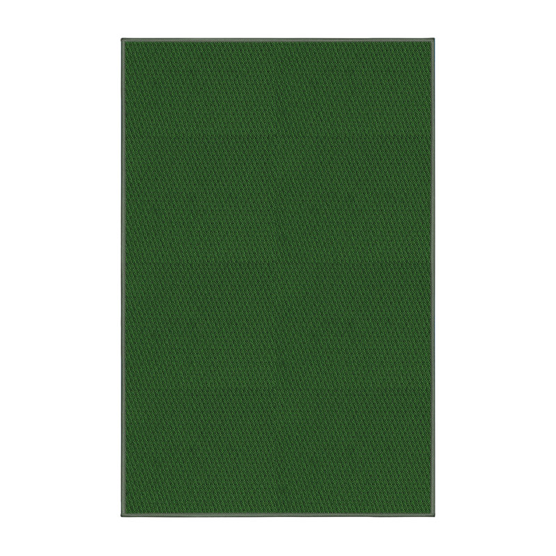 Tapis 100% vert lavable à la machine à motif 3041, Rectangle 7 pi x 9 pi