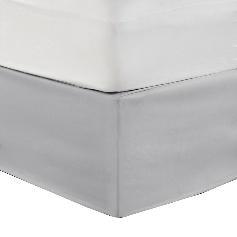 Gracie Mills Matthew Adaptable Wrap-Around Bedskirt, Gray