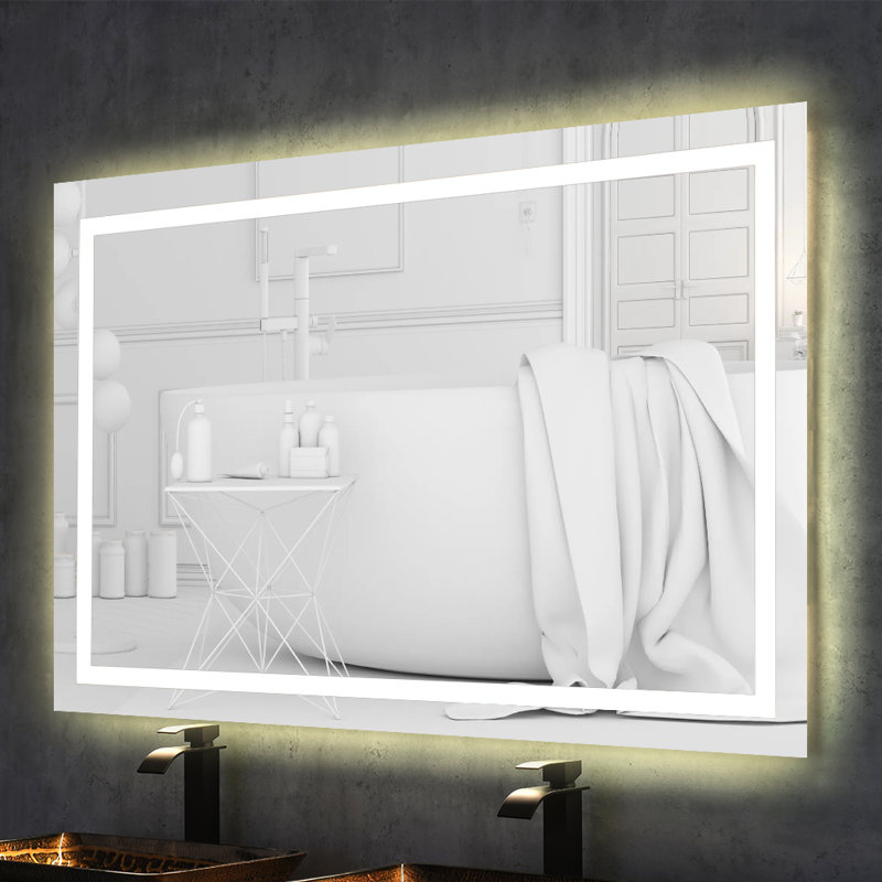 Miroir suspendu de salle de bain Elin