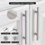 Paquet de 10 poignées d'armoire - Poignées robustes pour armoires de cuisine avec vis incluses - Poignées de tiroir en métal antirouille pour armoires, commodes et armoires-113575325-113575324