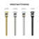 Bathroom Sink Pop Up Drain Stopper with 12" tailpiece, with Overflow