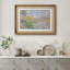 Rustique campagne IDÉE4WALL, art mural encadré haut de gamme, "Spring by the seine" par Claude Monet-91356332-91356331