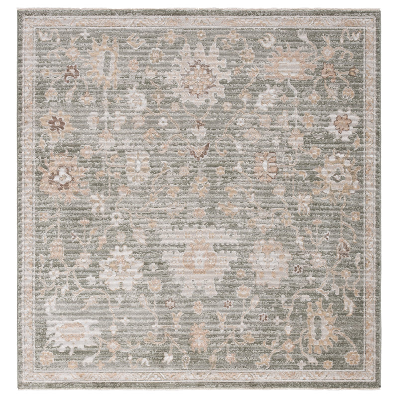 Hazel 512 Performance Oriental Rug, Square 8'