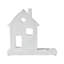 Porte-bougie festive trouvaille maison de village blanc-1435530496