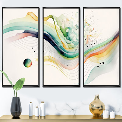 Georgina " Vibrant Movement II " 3 - Pieces