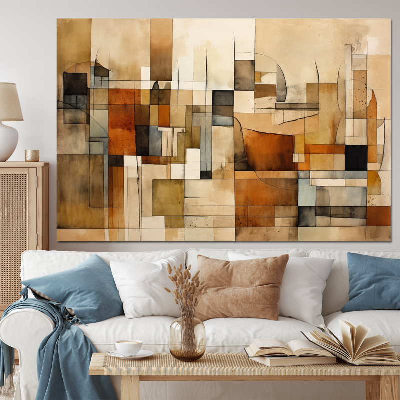 Modernist Expressions IV - Abstract Midcentury, art mural