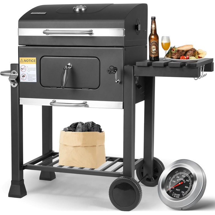 LIFERUN 78cm W Charcoal Grill