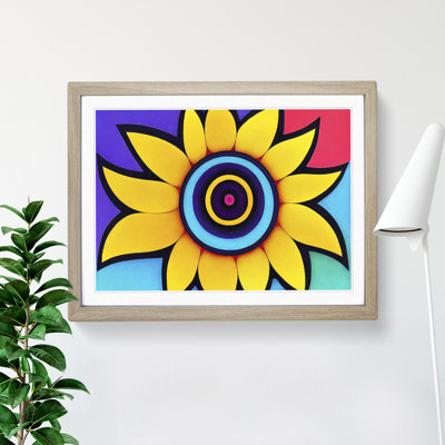 Abstract Sunflower Vol.2 - Framed Print