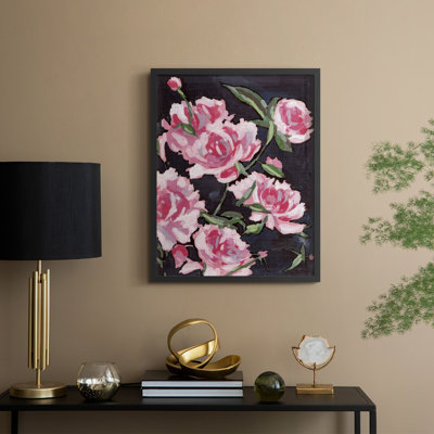 Meer Rosa I, reproduction encadrée - bois massif
