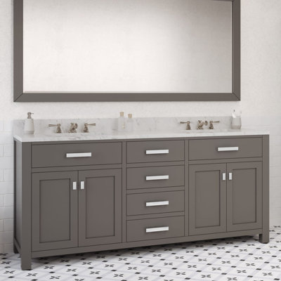 Ensemble de meuble-lavabo double 72 po Minnetrista