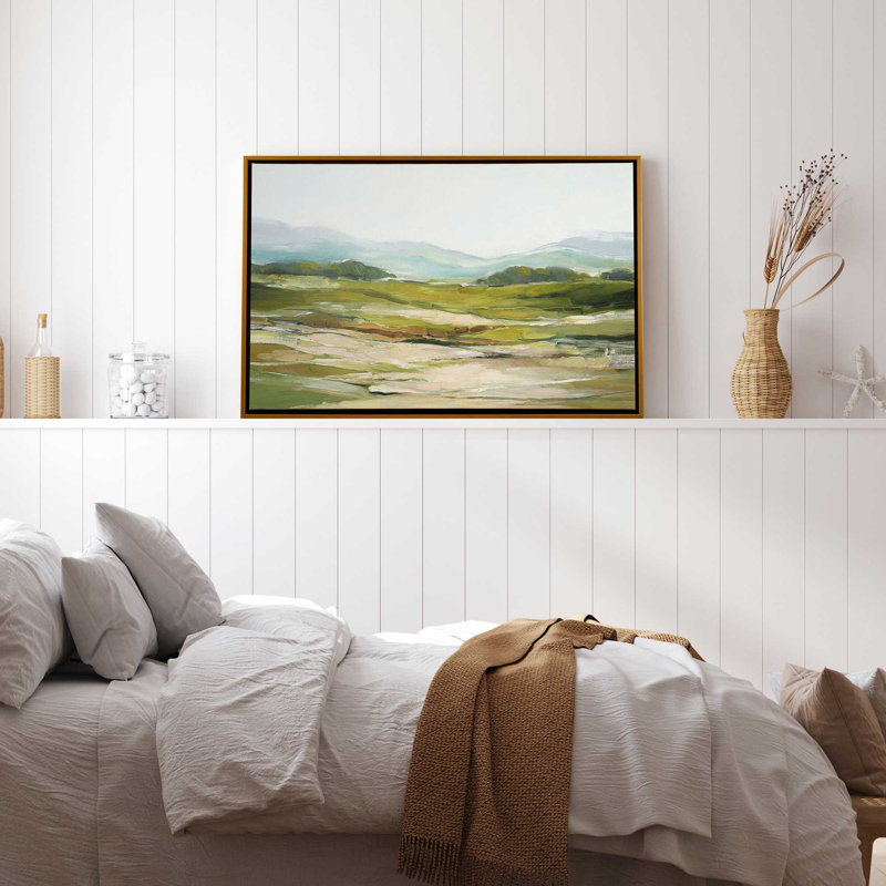 «Loyal Daydreamers», reproduction sur toile, Cadre flottant or poli, H 14 po x l 20 po x P 1,75 po