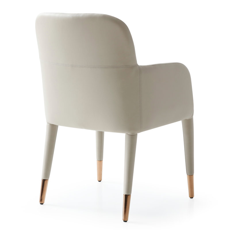 Katrina Upholstered Arm Chair in Beige