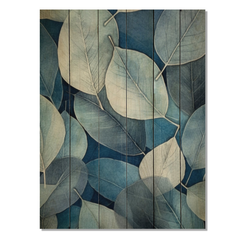 Jarrel Leafs Harmony sur impression sur bois, H 20 po x l 10 po x P 0,78 po