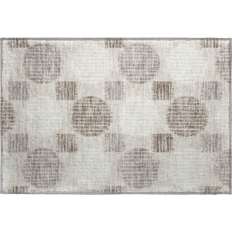 Premium Machine Washable Prisco Beige Rug