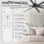 Ventilateurs de plafond Ikera 72 po avec lumières et télécommande, moteur CC réversible silencieux, 8 pales en aluminium, minuterie, pour une utilisation intérieure / extérieure couverte-1349210130-1570850981