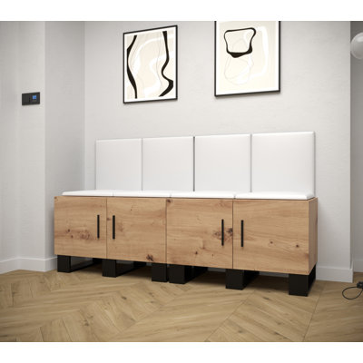 Aganlane Hallway Set with Storage Bench and Shoe Storage