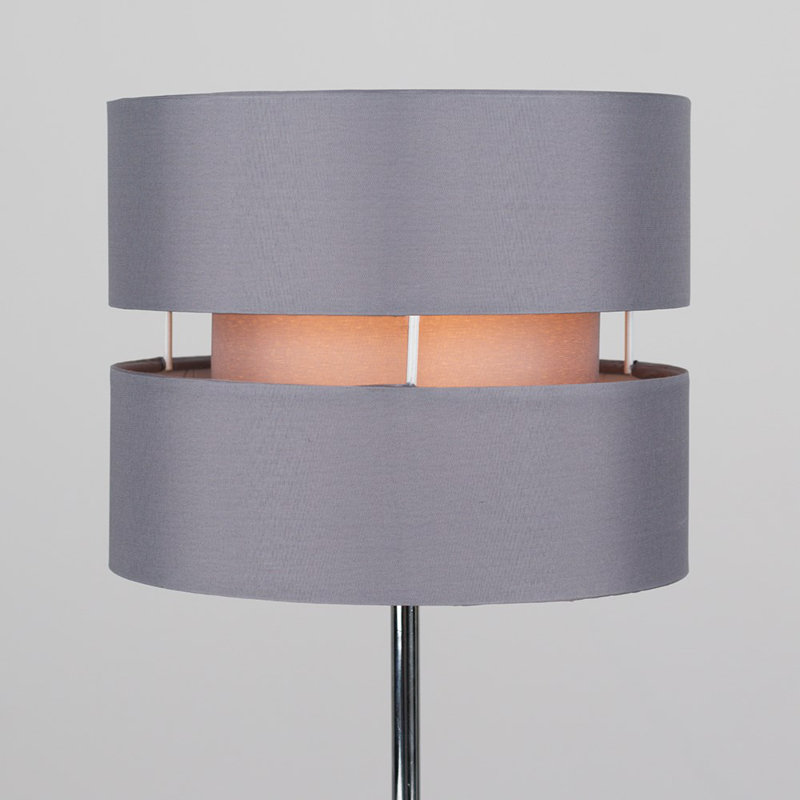 Halwarth 32cm Table Lamp, LED Bulb, Grey