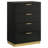 Florenz 4-drawer Bedroom Chest Black-1310603332