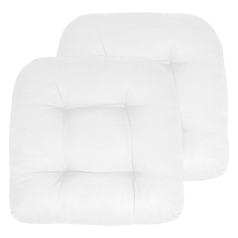 Coussins de siège de patio de Marina Marina, 2, Blanc