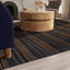 Duar Wool Striped Area Rug-1604305148