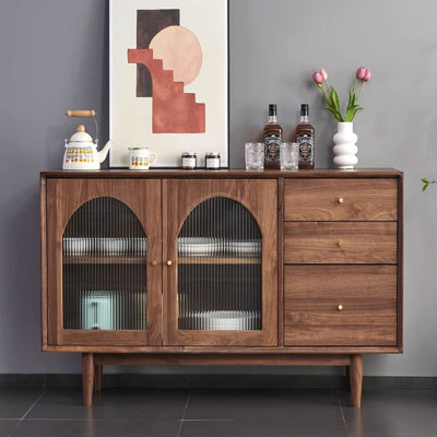Modern minimalist dining room storage cabinet