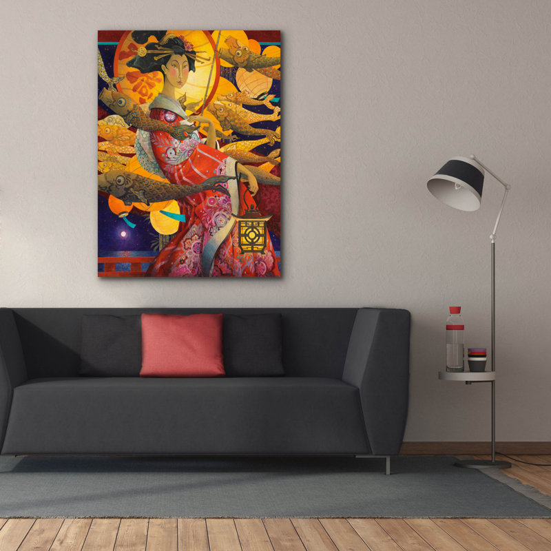 'The Evening Stroll' by David Galchutt Canvas Wall Art, 54" H x 40" W x 1.5" D