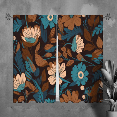 Paire de rideaux obscurcissant en polyester Mickinley