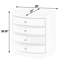 Table de chevet 4 tiroirs Celine-1355845555