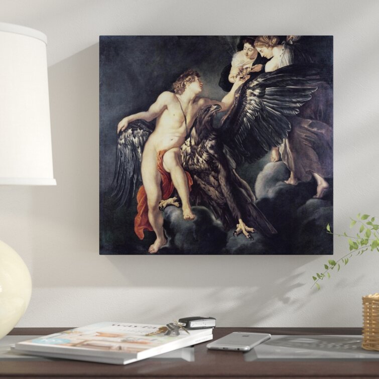 'The Rape of Ganymede' by Peter Paul Rubens Print on Canvas