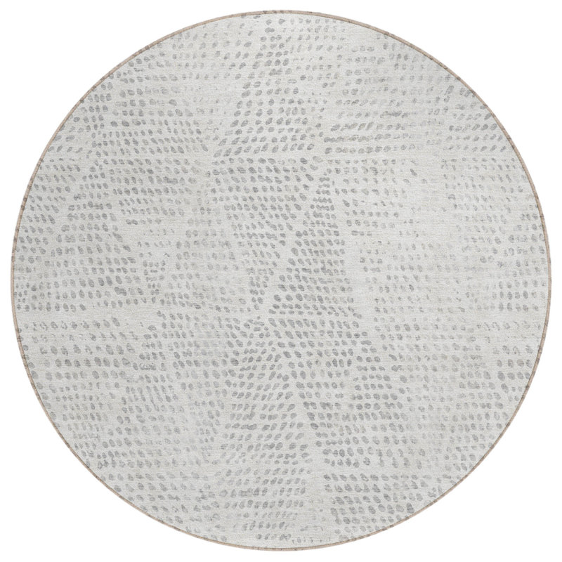 Tapis intérieur / extérieur rond 8 pi