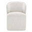 Niha Upholstered Dining Chair with Casters-90695439