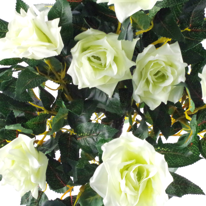 90cm Artificial Flowering Plant in Planter