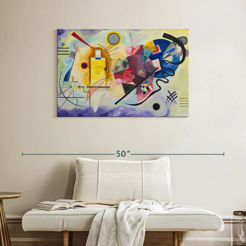 Avery Yellow-Red-Blue, 26" H x 39" W