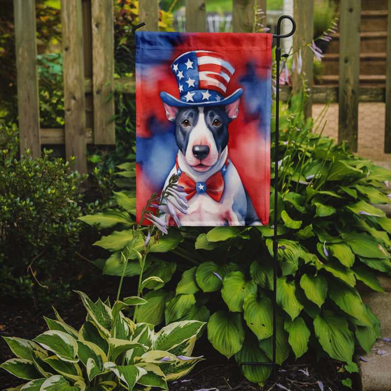 Drapeau patriotique du jardin américain, Bull terrier anglais