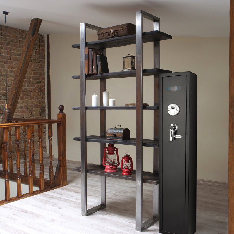 Coffre-fort biométrique de 83 pieds cubes - Finition noire pour une armoire élégante offrant amplement de rangement pour vos armes