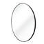 Miroir mural rond de salle de bain de 36 pouces de diamètre - Verre de 4 mm de diamètre, cadre en aluminium brossé, livré avec guide d'installation Rouille à cadre en métal facile à installer et à entretenir-969311832