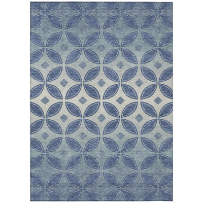 Machine Washable Indoor/Outdoor Lockway ACN2423 Geometric Rug