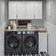 Armoires murales 60 po pour salle de lavage et ensemble de comptoir laveuse et sécheuse 27,6 po x 57 po-125400704-125400697