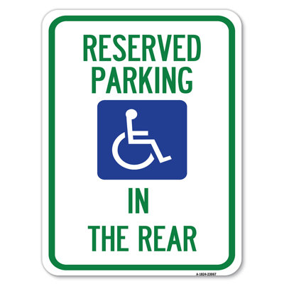 Reserved Parking In The Rear (With Graphic)/23067