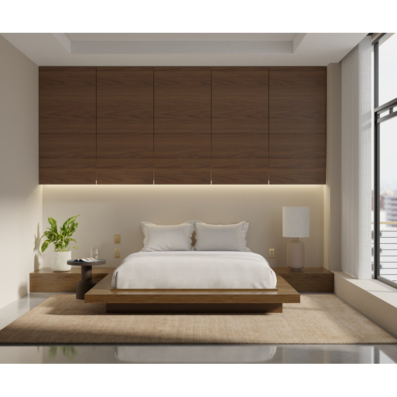 Luna Modern Solid Area Rug, Runner 2'6" x 8', Brown
